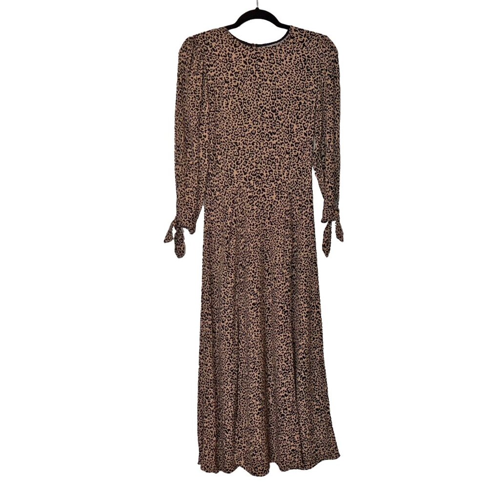 Reformation Leopard Print Port Midi Three Quarter… - image 2